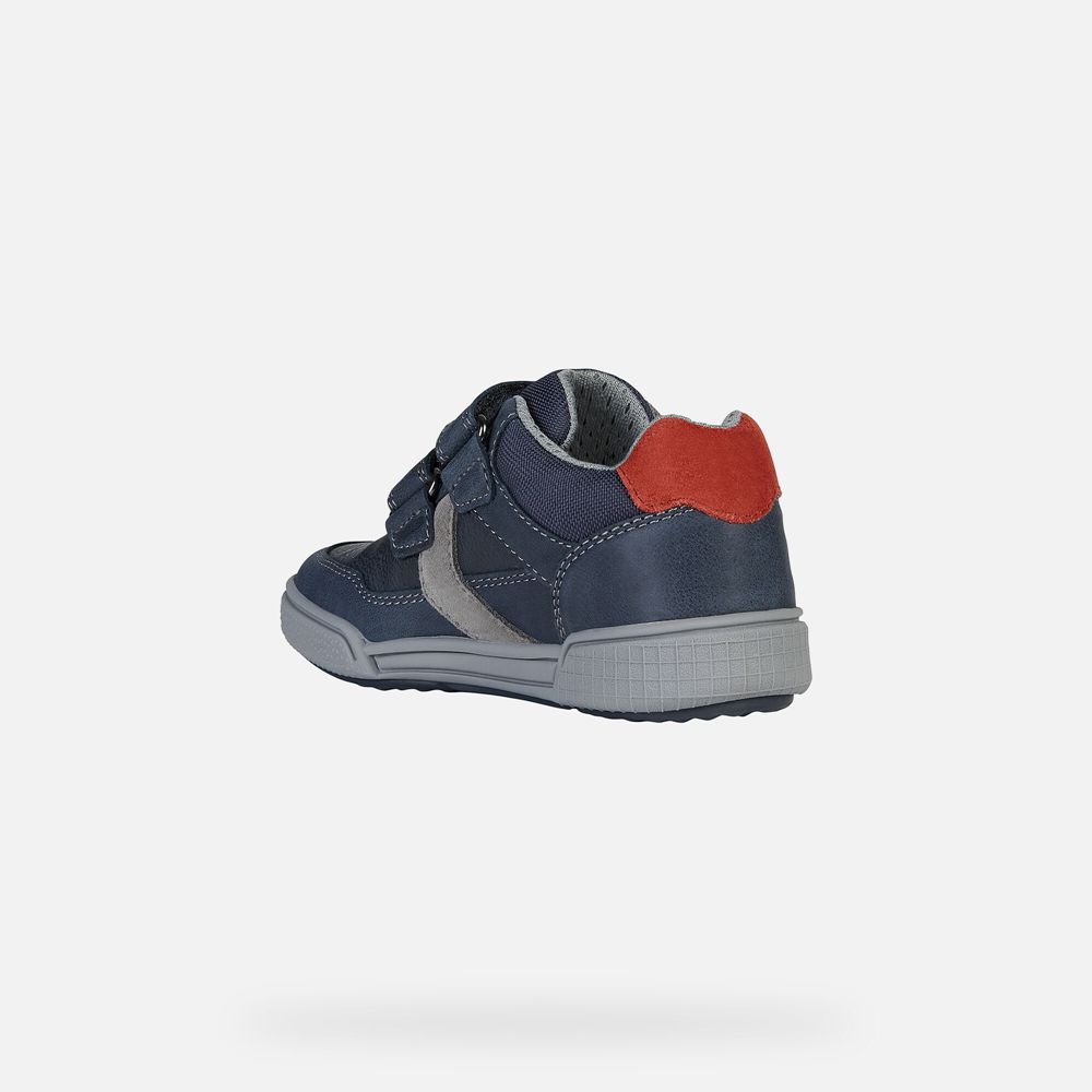 Geox Sneakers Navy Poseido - Geox Boys Shoes - GYXLRF928